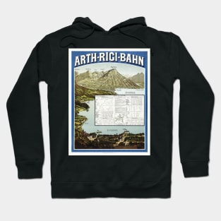 Arth Rigi Bahn Switzerland Vintage Poster 1892 Hoodie